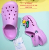 Dép cá sấu Crocs Baya CLASSIC màu hồng nhạt