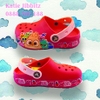 Dép sục cá sấu Crocs cho bé Hatchlings có ĐÈN hồng đậm
