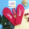 Dép Lào Feetlove 1 cm đỏ Logo Feetlove