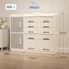 Tủ nhựa dùng để đựng quần áo, đồ dùng cá nhân. Mã hàng: FL-0054
