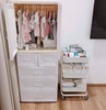 Tủ kệ nhựa quần áo, đồ chơi CAYABE Holla 5 tầng cho bé màu trắng
