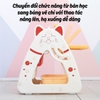 Bộ bảng vẽ - giá kệ sách - bàn học - ghế học mèo Kitty CAYABE Holla 4 trong 1 cho bé
