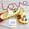Dép cá sấu Crocs Band gấu Line Friends màu Trắng