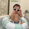 Phao bơi ngồi tròn Barrot chống lật gấu Brown an toàn cho bé màu nâu
