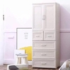 Tủ kệ nhựa quần áo, đồ chơi CAYABE Holla 5 tầng cho bé màu trắng