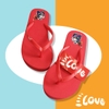 Dép Lào Feetlove 3 cm đỏ hình con sư tử