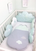 Gối hình mây trang trí đầu giường cũi 40x60 cm (đặt may)