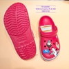 Dép cá sấu Crocs Band màu Hồng Đậm đế viền Hồng Đậm