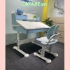 Bộ bàn ghế chống gù, chống cận học sinh CAYABE CB-005 dài 90cm màu xanh