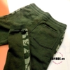 Quần thun jogger bé trai màu xanh rêu