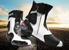 Giày bảo hộ đi phượt xe mo to Probiker Speed A004 cổ lửng màu trắng đen