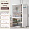 Tủ nhựa dùng để đựng quần áo, đồ dùng cá nhân FL-0065-MÀU XÁM