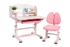 BỘ BÀN GHẾ THÔNG MINH CHỐNG GÙ, CHỐNG CẬN CAYABE CB-004 CHO BÉ DÀI 80 CM MÀU HỒNG