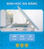 BỘ BÀN GHẾ THÔNG MINH CHỐNG GÙ, CHỐNG CẬN CAYABE CB-004 CHO BÉ DÀI 80 CM MÀU HỒNG