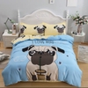 Bộ ga giường 4 món hình hoạt in 5D in theo yêu cầu Cotton Terry 04