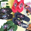 Dép kẹp nữ Feetlove 5 cm xanh lá hình con sói