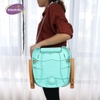 Ghế ăn dặm cho bé Mastela du lịch gấp gọn, điều chỉnh 4 mức độ cao, có nệm êm ái 1013-A