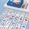 Bộ sticker hình xăm hoạt hình dán cho trẻ em Vast Univer chính hãng