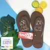 Dép Lào Feetlove 1 cm nâu hình con thỏ