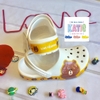 Dép cá sấu Crocs Band gấu Line Friends màu Trắng
