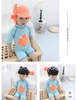 Đồ bơi bé trai liền quần xanh nhạt hình cá màu cam