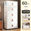 Tủ nhựa dùng để đựng quần áo và đồ dùng. Mã hàng FL-0195