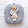 Gối chống trào ngược Rototo Bebe Hàn Quốc cho bé – Vỏ Ripple xám ghi cá voi