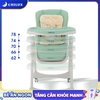 Ghế ăn dặm đa năng Chilux Grow V màu hồng cho bé - điều chỉnh độ cao và ngả lưng 5 cấp độ