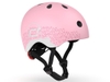 Mũ nón bảo hộ PHẢN QUANG xe đạp, xe scooter Scoot and Ride cho bé khi chơi thể thao - size XXS và size S (màu hồng nhạt - Rose)