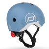 Mũ nón bảo hộ PHẢN QUANG xe đạp, xe scooter Scoot and Ride cho bé khi chơi thể thao - size XXS và size S (màu xanh dương - STEEL)