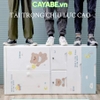 Tủ nhựa cho bé 5 tầng CAYABE sư tử LION treo quần áo, đựng đồ chơi, đồ dùng cho gia đình (Size ngang 65cm)