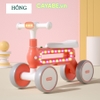 Xe chòi chân cho bé CAYABE Candy có đèn, nhạc màu xanh dương - hồng - xanh lá - cam