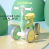 Xe chòi chân cho bé CAYABE Candy có đèn, nhạc màu xanh dương - hồng - xanh lá - cam