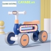 Xe chòi chân cho bé CAYABE Candy có đèn, nhạc màu xanh dương - hồng - xanh lá - cam
