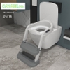 Thang bô lót bồn cầu cho bé gấp gọn FINLEY khủng long (FL-0233)