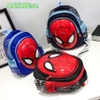 Ba lô mầm non cho bé CAYABE người nhện Spiderman xanh dương