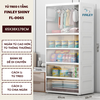 Tủ nhựa dùng để đựng quần áo, đồ dùng cá nhân FL-0065-MÀU XÁM