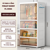 Tủ nhựa dùng để đựng quần áo, đồ dùng cá nhân FL-0065-MÀU NÂU
