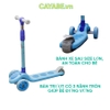 Xe scooter CAYABE gấu Bear có đèn phát sáng màu vàng cho bé