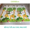 Thảm gấp gọn XPE CAYABE 2 mặt an toàn cho bé - Thế giới động vật (180x200x1 cm)