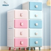 Tủ kệ nhựa 4 - 5 - 6 tầng thỏ hồng Cony ngăn kéo FINLEY (size M ngang 45cm) đựng quần áo, bỉm sữa, đồ dùng cho bé và gia đình