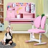 Bộ bàn ghế học sinh chống gù, chống cận CAYABE cho trẻ em màu hồng CB-15