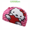 Mũ bơi trẻ em CAYABE mèo Hello Kitty màu hồng cho bé