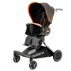Xe đẩy cho bé gấp gọn 2 chiều Baobaohao V9 gọn nhẹ đi du lịch có nhiều mức độ ngả lưng - Màu cam