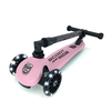 Xe scooter trẻ em Scoot and Ride Highwaykick 3 bánh xe có đèn LED cho bé (màu hồng nhạt - Rose)