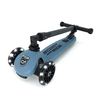 Xe scooter trẻ em Scoot and Ride Highwaykick 3 bánh xe có đèn LED cho bé (màu xanh dương - Steel)