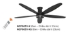 Quạt trần 5 cánh nhựa Nanoco NCF6051 có điều khiển từ xa
