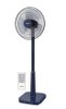 Quạt đứng có remote bạc đạn công suất 50W Nanoco model NSF1641RC màu Ghi/Xám nhạt/Xanh Navy