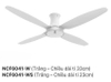 Quạt trần Nanoco 4 cánh NCF6041- có điều khiển từ xa