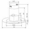 Máy hút mùi đảo Arber AB-900T